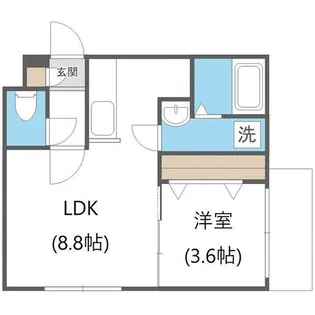 LIISA MARUYAMA【2階】の間取り