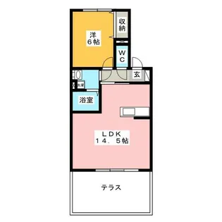 シエルコートⅢ【1階】の間取り