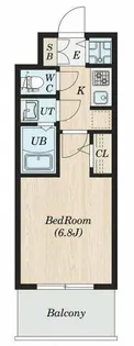 S-RESIDENCE城東SEVER【1207号室】の間取り