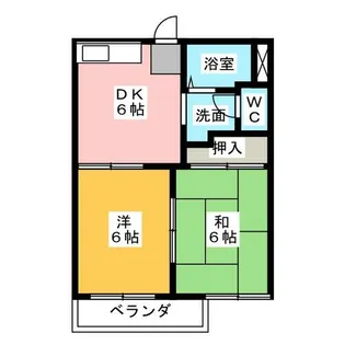 タウニーITO【1階】の間取り