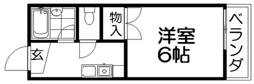 クレッセント【1階】の間取り