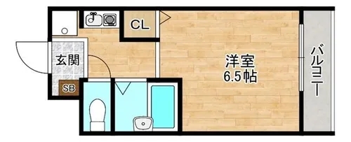 ハレクラニ小路【4階】の間取り