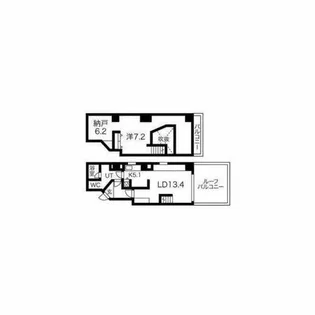 丸の内セントラルハイツ【2階】の間取り