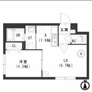 ビヨンド麻生【2階】の間取り