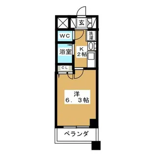 プレサンス泉セントマーク【2階】の間取り