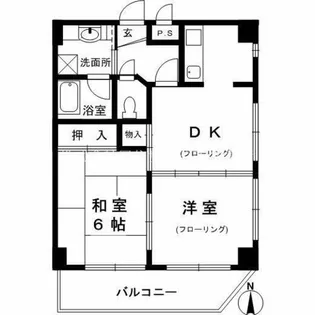 アンシャンテ御影【4階】の間取り