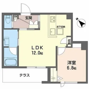 カヴァリエーレ【1階】の間取り