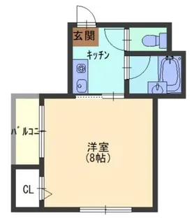 ピノルース高瀬【4階】の間取り