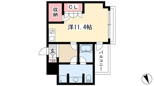 千種タワーヒルズ【302号室】の間取り