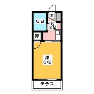 シティハイム石黒【1階】の間取り