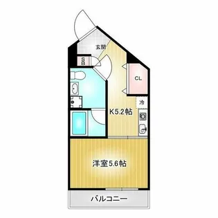 第81プロスパービル【2階】の間取り