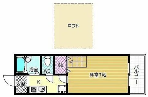WITH112【2階】の間取り