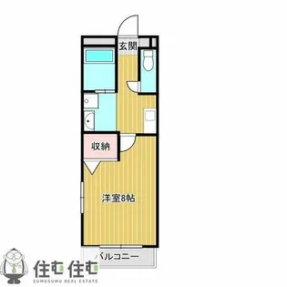 セレニール和合II【2C号室】の間取り
