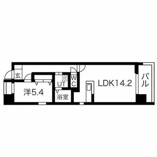 THE BRICKS(ザ ブリックス)【1002号室】の間取り