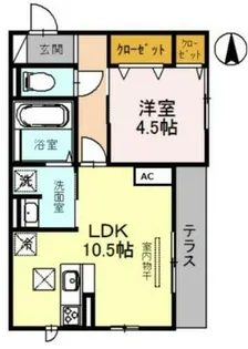 兵庫県西宮市北昭和町【アパート】の間取り