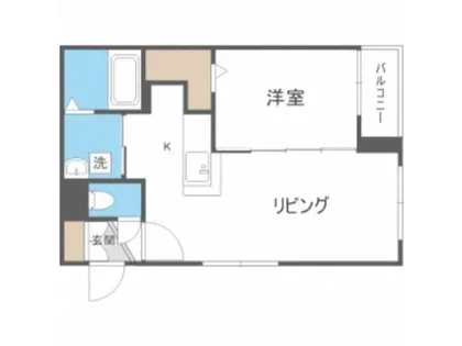 ラ・カーサ・フェリーチェ琴似【3階】の間取り