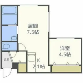 YELL北7条【3階】の間取り