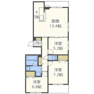 il ciero quattro(イル チェーロ クアトロ)【1階】の間取り