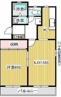 サンシャトレ神ノ輪【1階】の間取り