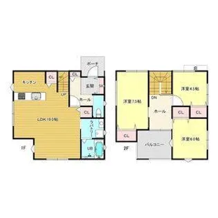 愛知県名古屋市守山区大字上志段味字東谷【一戸建】の間取り