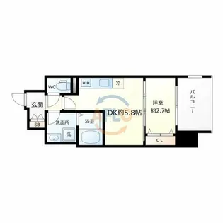 テラ堺市駅【7階】の間取り