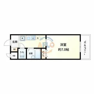 プロスパーK【5階】の間取り