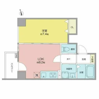 VERITAS IZUMI【3階】の間取り