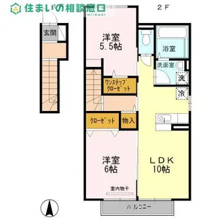 愛知県高浜市芳川町3丁目【アパート】の間取り
