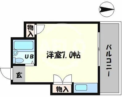 クローバー・メゾン戎【10階】の間取り