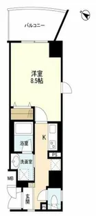 ルクシア阿波座【9階】の間取り