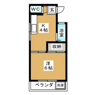 コーポさくまⅡ【2階】の間取り
