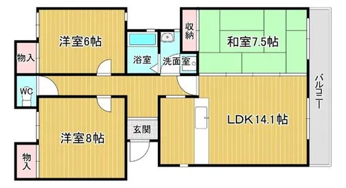 ラピュタ【2階】の間取り