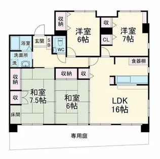 マルシェ小島【1階】の間取り
