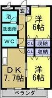 虹の丘BRAIN【305号室】の間取り