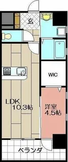 MDIグランデラブロ香春口【8階】の間取り