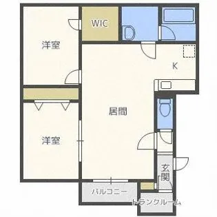 グランノールⅠ【203号室】の間取り