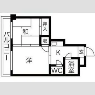メゾン・ド・トキワ【5階】の間取り