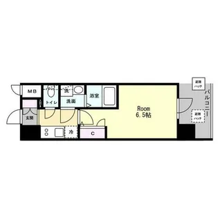 エスリードレジデンス大阪難波【12階】の間取り