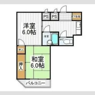 メゾン・ド・トキワ【2階】の間取り
