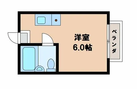 ラパンジール阿倍野【2階】の間取り
