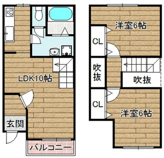 セルカ淀川【1階】の間取り