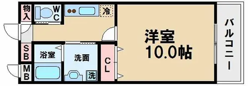 ルフランソレイユ【1階】の間取り