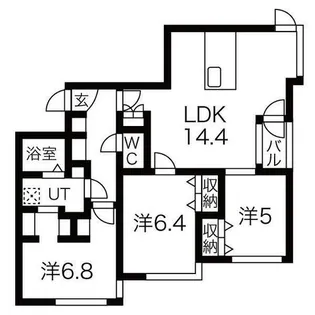 VICINATO【2階】の間取り