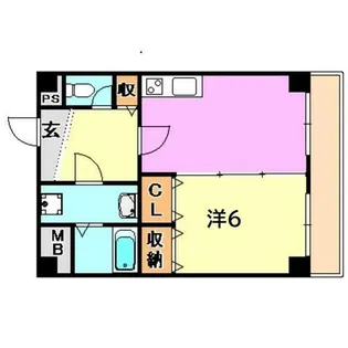 田中ハウス【2階】の間取り