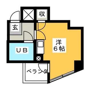 1Rの間取り画像