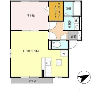 アイビーキューブ【1階】の間取り