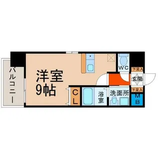 プレサンス名古屋STATIONザ・シティ【2階】の間取り
