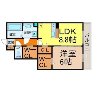 La maison de BV(ラメゾンドビーブイ)【1階】の間取り