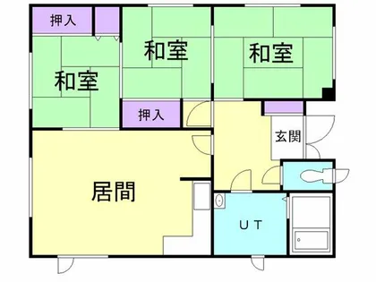 川浪荘【1階】の間取り