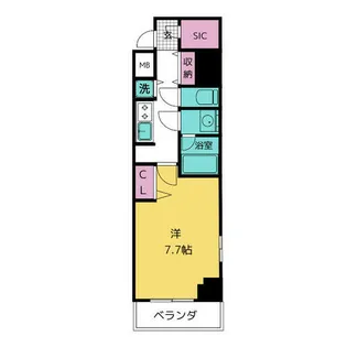 セイワパレス丸の内駅前プレミア【15階】の間取り